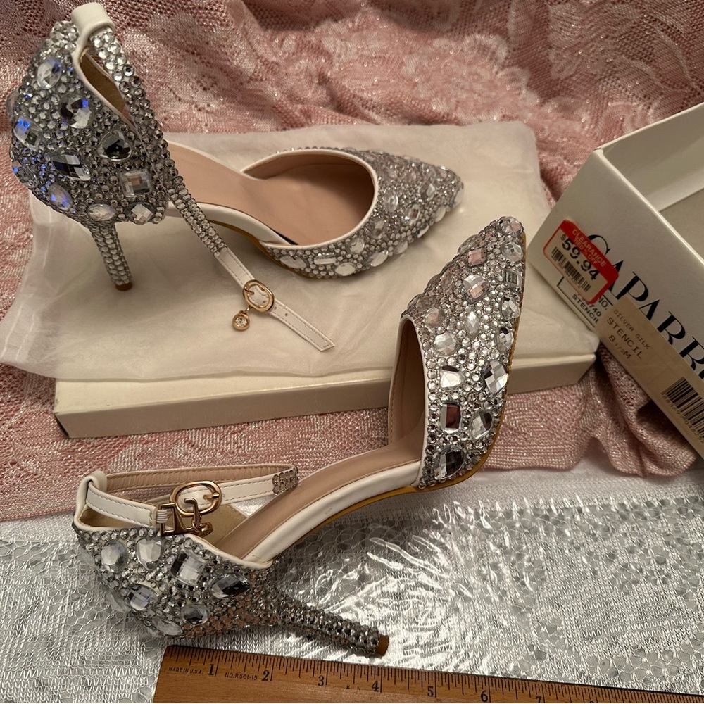 Sparkly heels, size 8.5